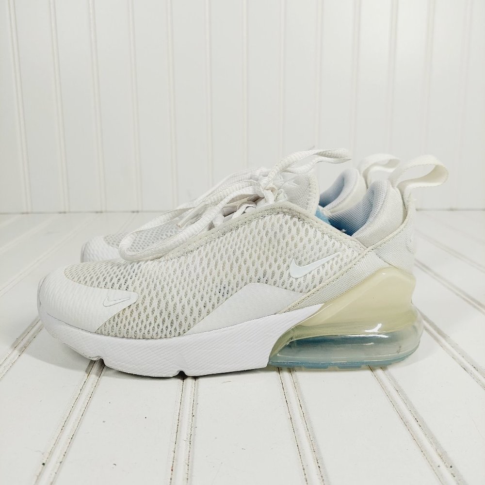 Nike Air Max 270 RT White Mesh Lace Up Athleisure Activewear Sneakers I377